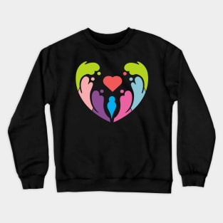 COLORFUL LOVE Crewneck Sweatshirt